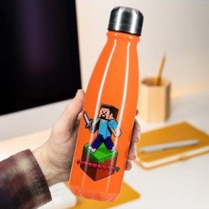 Бутилка Paladone Minecraft Paladone - Aluminium Water Bottle 600ml, PP12074MCF - Image 2