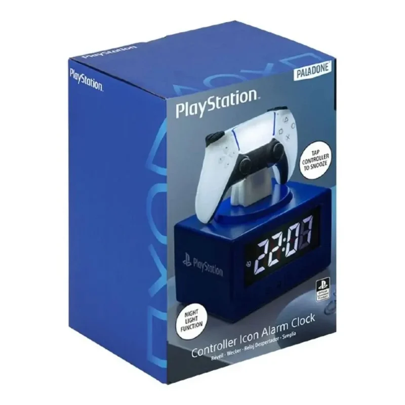 Часовник/будилник Paladone: Playstation Controller Icon Alarm Clock, PP13475PS - Image 4