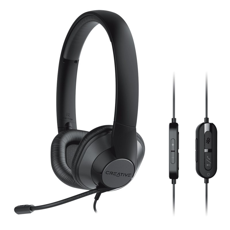 Слушалки с микрофон Creative HS-720 V2 - USB - Image 2