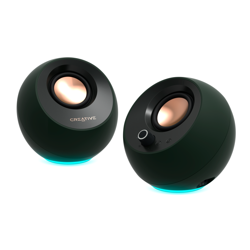 Озвучителна система Creative Pebble Pro - Green - Image 3