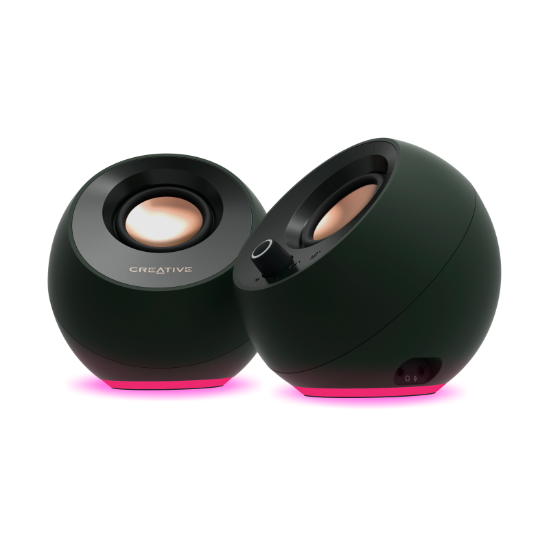 Озвучителна система Creative Pebble Pro - Green - Image 2