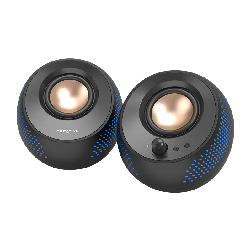 Озвучителна система Creative PEBBLE X - 15W RMS, USB-C - Image 2