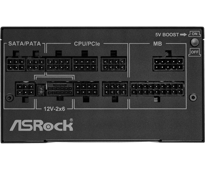 Захранващ блок ASRock Phantom Gaming 1000W 80+ Gold, PCIe 5.1 - Image 2