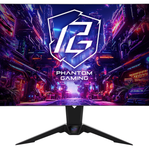 Геймърски Монитор ASRock PGO32UFS 32" OLED Dual Mode UHD/FHD 240/480Hz, 0.3ms