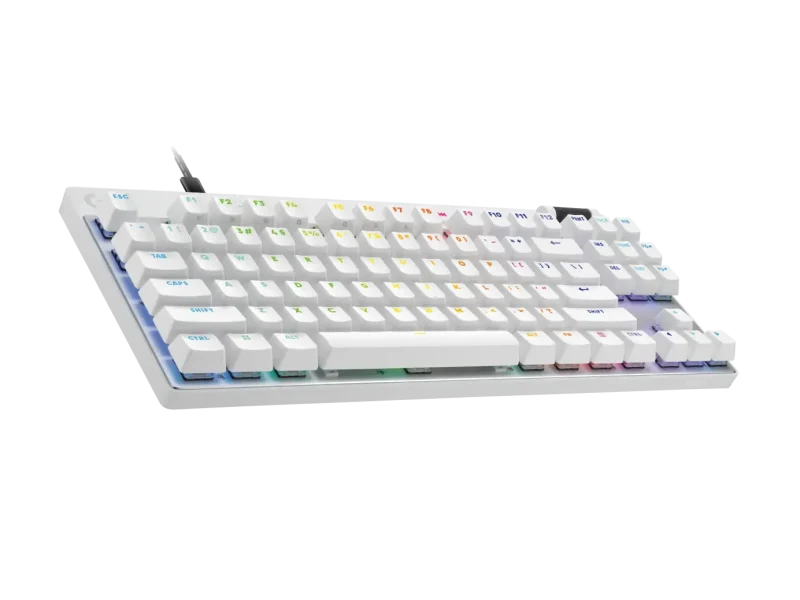 Геймърска механична клавиатура Logitech G Pro X Rapid TKL - White, magnetic-analog switch - Image 2