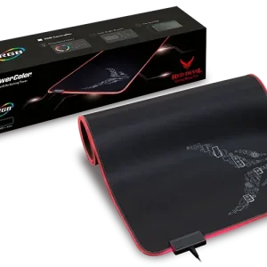 Подложка за мишка PowerColor Red Devil RGB - XL - Image 3