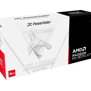 Видео карта PowerColor Radeon RX 9070 XT Hellhound White 16GB GDDR6 - Image 6