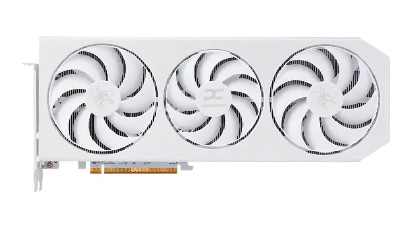Видео карта PowerColor Radeon RX 9070 XT Hellhound White 16GB GDDR6