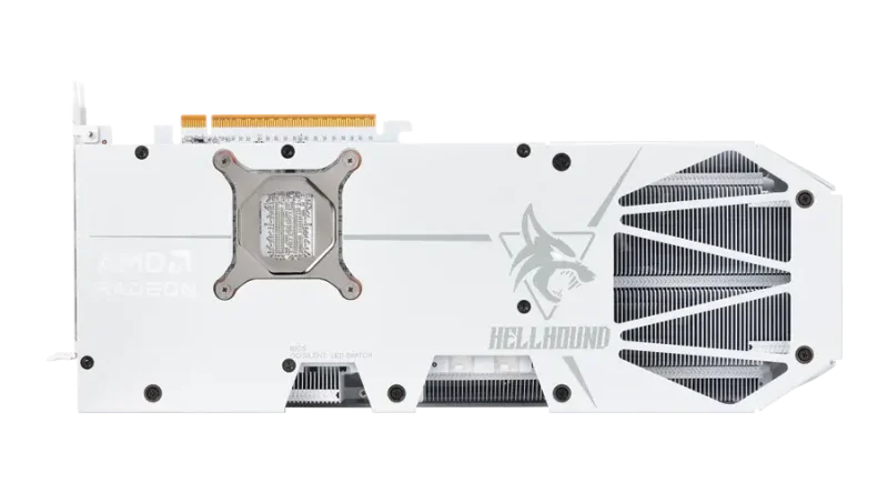 Видео карта PowerColor Radeon RX 9070 XT Hellhound White 16GB GDDR6 - Image 4