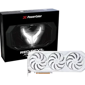 Видео карта PowerColor Radeon RX 9070 XT Red Devil Spectral White 16GB GDDR6 - Image 6