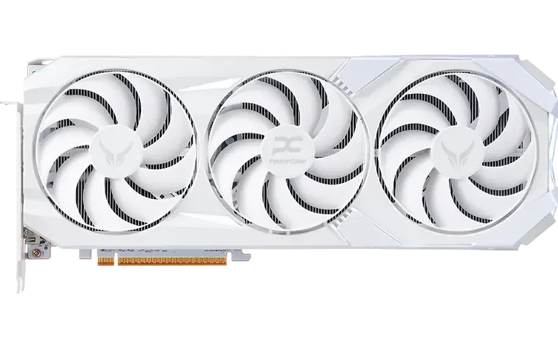 Видео карта PowerColor Radeon RX 9070 XT Red Devil Spectral White 16GB GDDR6