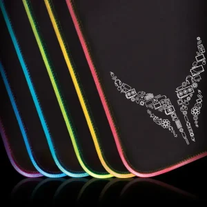 Подложка за мишка PowerColor Red Devil RGB - XL - Image 2