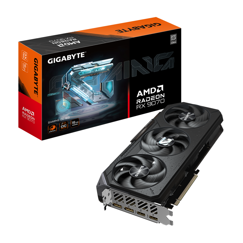 Видео карта GIGABYTE RADEON RX 9070 GAMING OC 16GB GDDR6 - Image 10