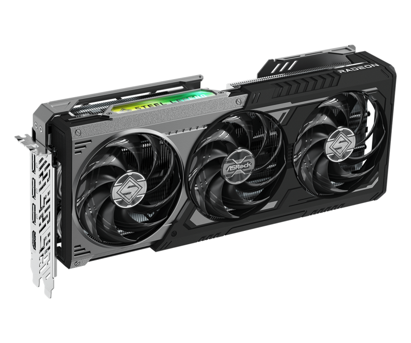 Видео карта ASRock RADEON RX 9070 XT STEEL LEGEND DARK 16GB GDDR6 - Image 3