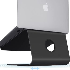 Поставка за лаптоп Rain Design mStand360 with Swivel Base - Black - Image 2