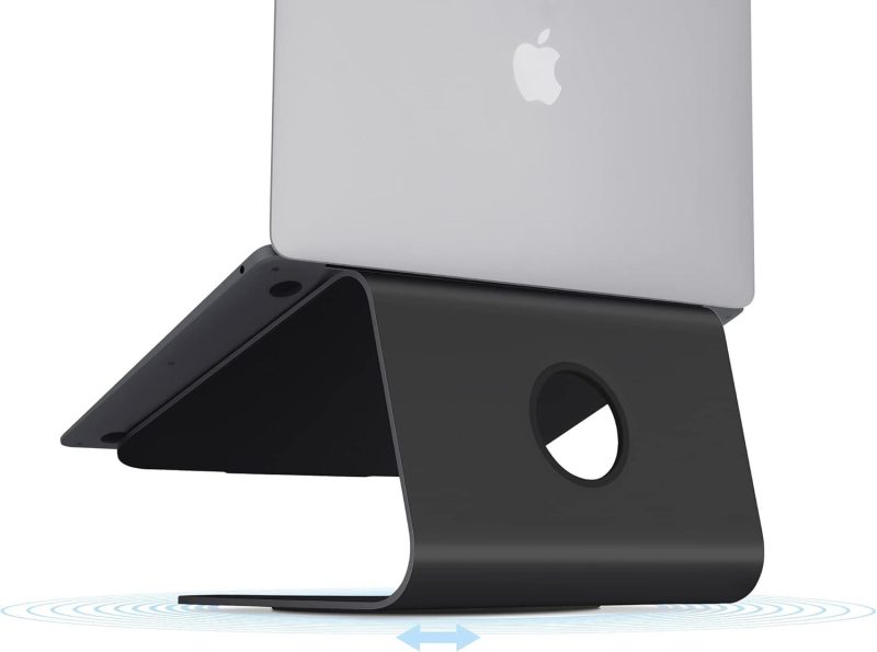 Поставка за лаптоп Rain Design mStand360 with Swivel Base - Black - Image 2