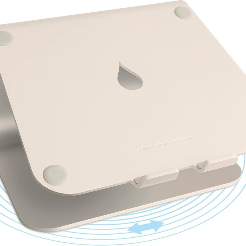 Поставка за лаптоп Rain Design mStand360 with Swivel Base - Starlight