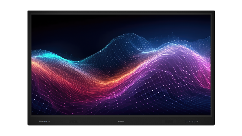 Интерактивен дисплей RICOH A8610, 86", 3840 x 2160, HDMI, DP, Android 13, USB, Мулти-тъч, Черен - Image 2