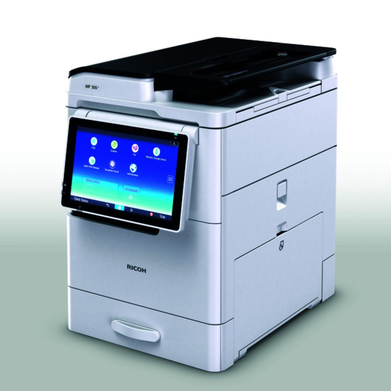 Mултифункционално черно-бяло офис устройство RICOH MP305+SPF, А4 (А3 байпас), 30 ppm, ARDF