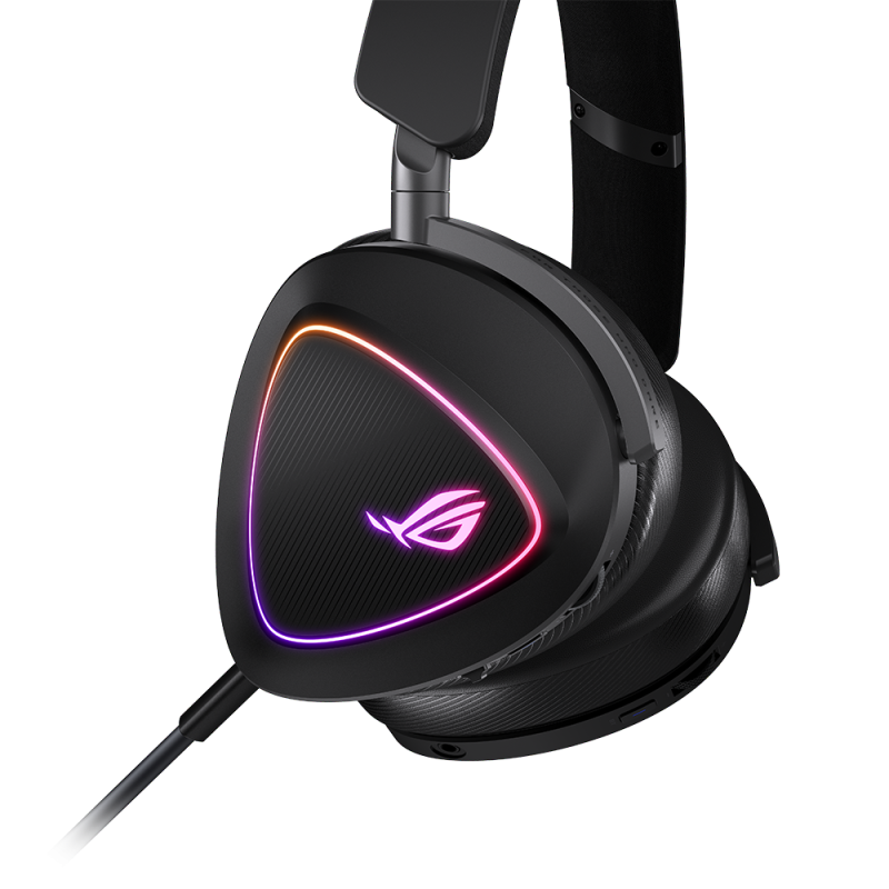 Геймърски безжични слушалки ASUS ROG Delta II - USB-C, Aura Sync RGB - Image 4