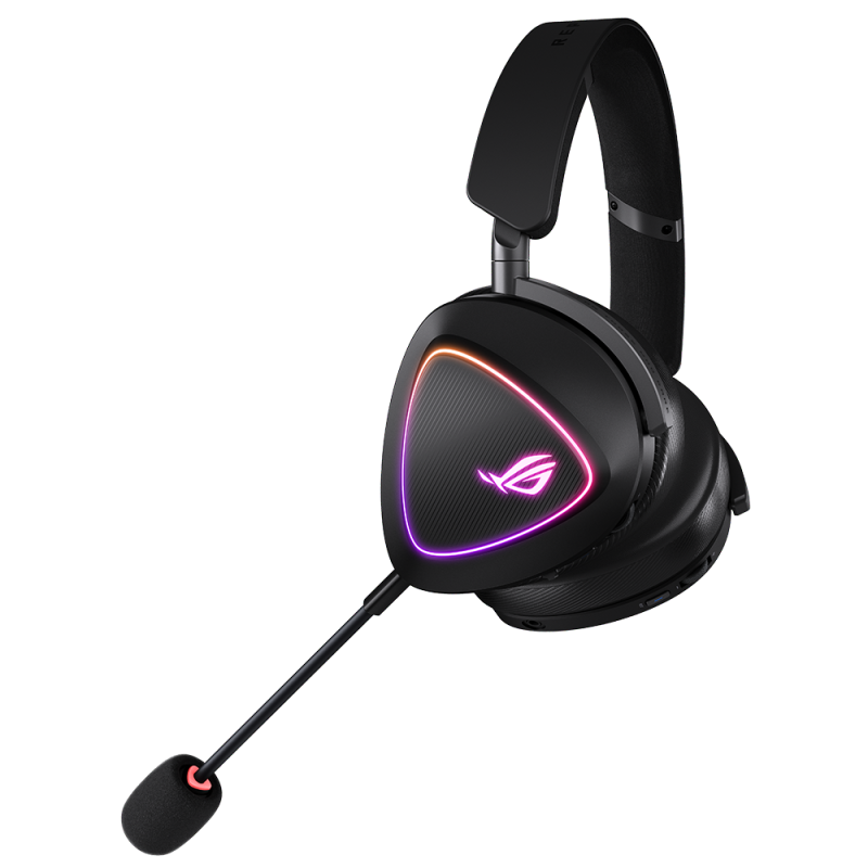 Геймърски безжични слушалки ASUS ROG Delta II - USB-C, Aura Sync RGB - Image 3