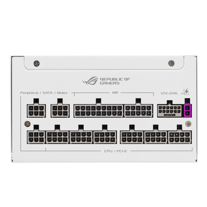 Захранващ блок ASUS ROG STRIX 1000W White Edition, 80+ Platinum PCIe 5.1, Fully Modular - Image 10