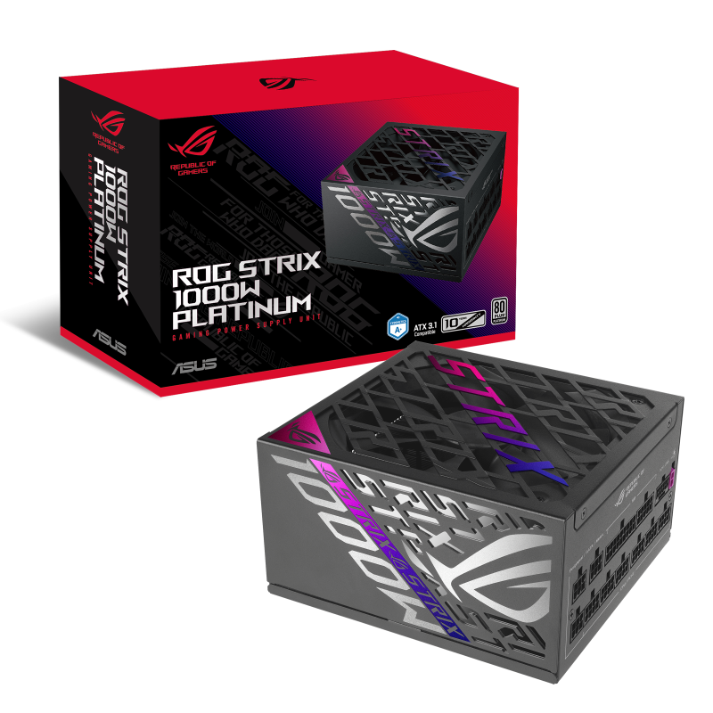 Захранващ блок ASUS ROG STRIX 1000W, 80+ Platinum PCIe 5.1, Fully Modular - Image 15