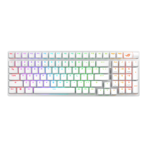 Геймърска безжична Клавиатура ASUS ROG Strix Scope II 96 - Moonlight White - Image 3