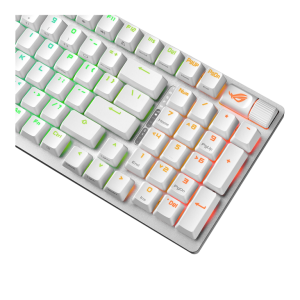 Геймърска безжична Клавиатура ASUS ROG Strix Scope II 96 - Moonlight White - Image 6