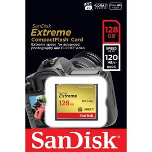 Карта памет SANDISK  Extreme® CompactFlash® Memory Card 128Gb - Image 2