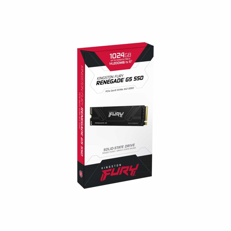 SSD Kingston Fury Renegade G5 NVMe M.2 PCIe 5.0 - 1024GB - Image 3