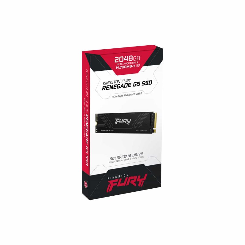 SSD Kingston Fury Renegade G5 NVMe M.2 PCIe 5.0 - 2048GB - Image 3