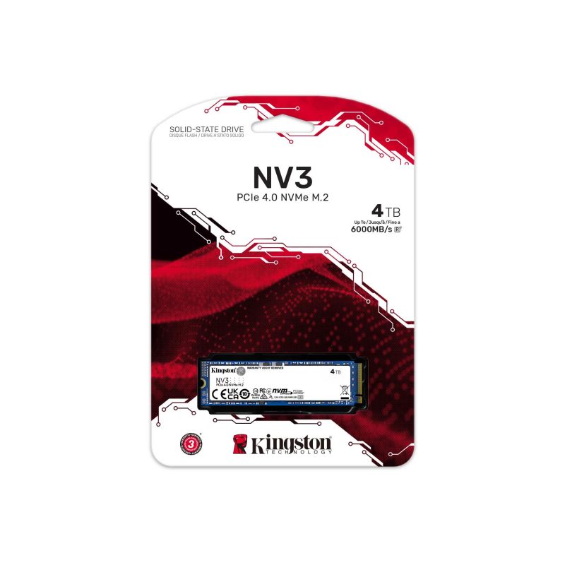 SSD KINGSTON NV3 M.2-2280 PCIe 4.0 NVMe 4000GB - Image 3