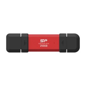 Външен SSD Silicon Power DS72 Red - 250GB