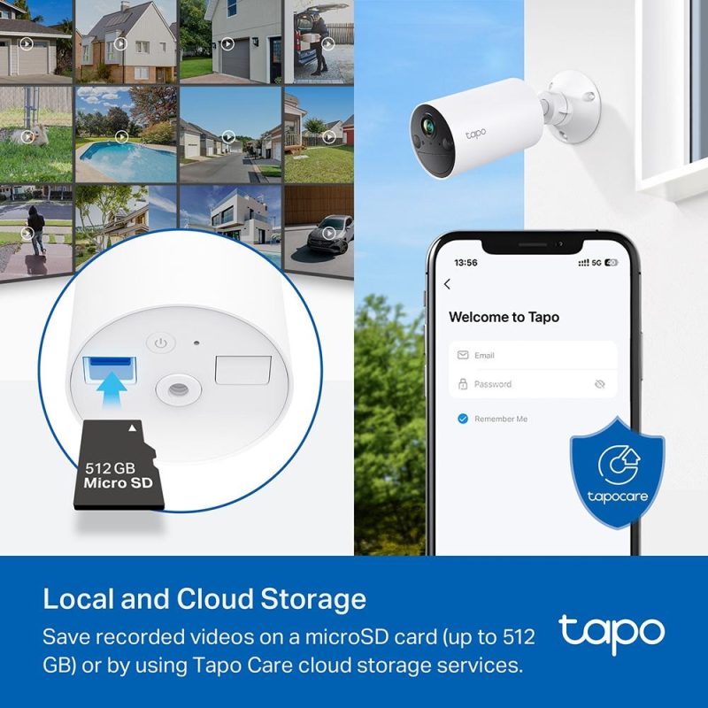Охранителна WiFi камера TP-Link Tapo C410, Външен/вътрешен монтаж, WiFi - Image 8