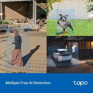 Външна охранителна WiFi камера TP-Link Tapo C520WS - 2K Pan/Tilt - Image 5