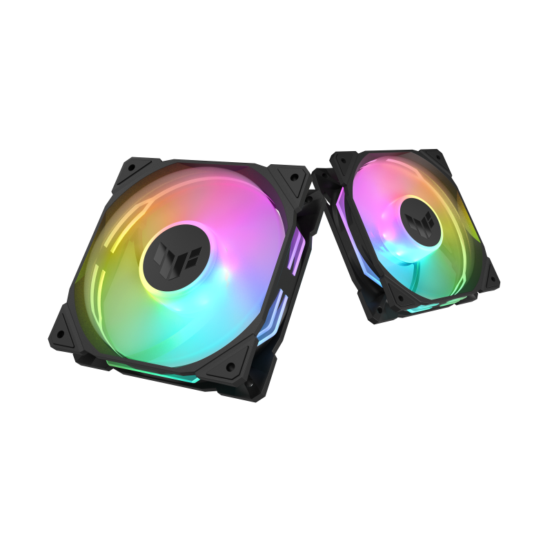 Комплект Вентилатори 3в1 ASUS TUF GAMING TR120 ARGB Reverse Black - Image 2