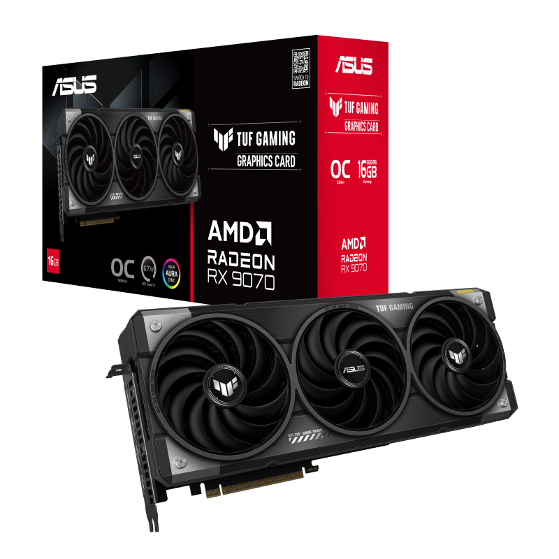 Видео карта ASUS TUF Gaming RADEON RX 9070 OC 16GB GDDR6 - Image 8