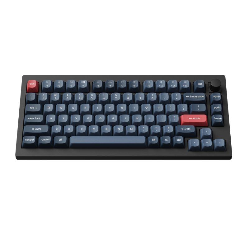 Механична клавиатура Keychron V1 MAX QMK 75% Carbon Black - Wireless - Image 3