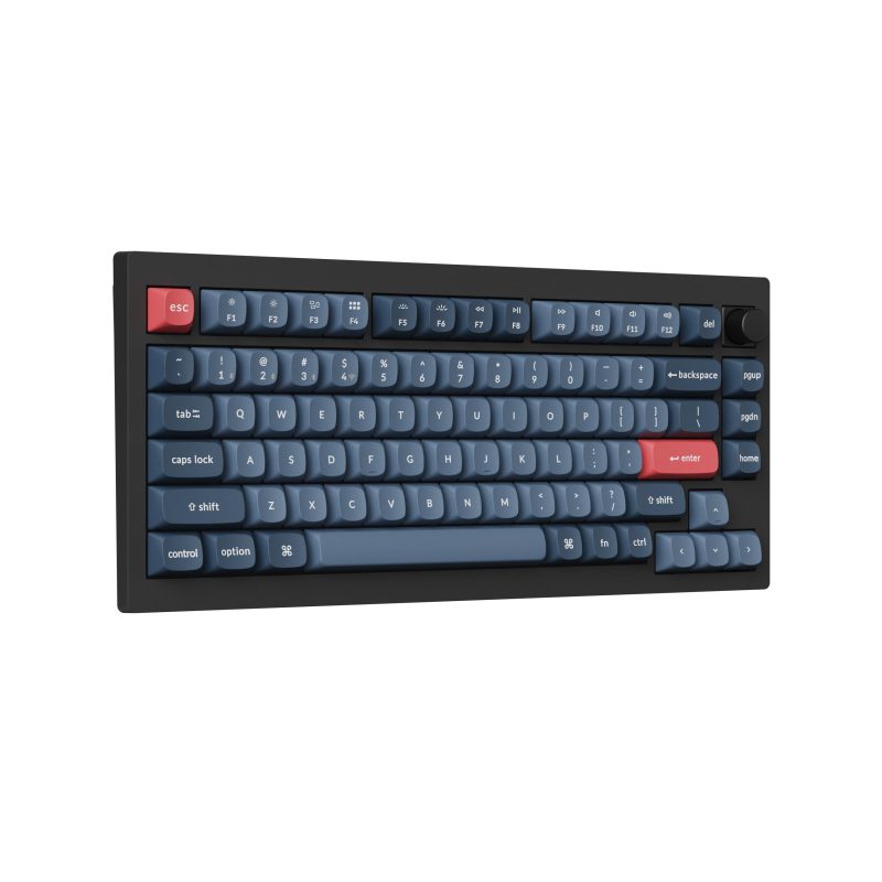 Механична клавиатура Keychron V1 MAX QMK 75% Carbon Black - Wireless - Image 5