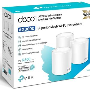Access Point TP-Link Deco X50, 3 pack, 3x LAN/WAN, 2.4/5 GHz, 574 - 2402 Mbps, Gigabit - Image 3