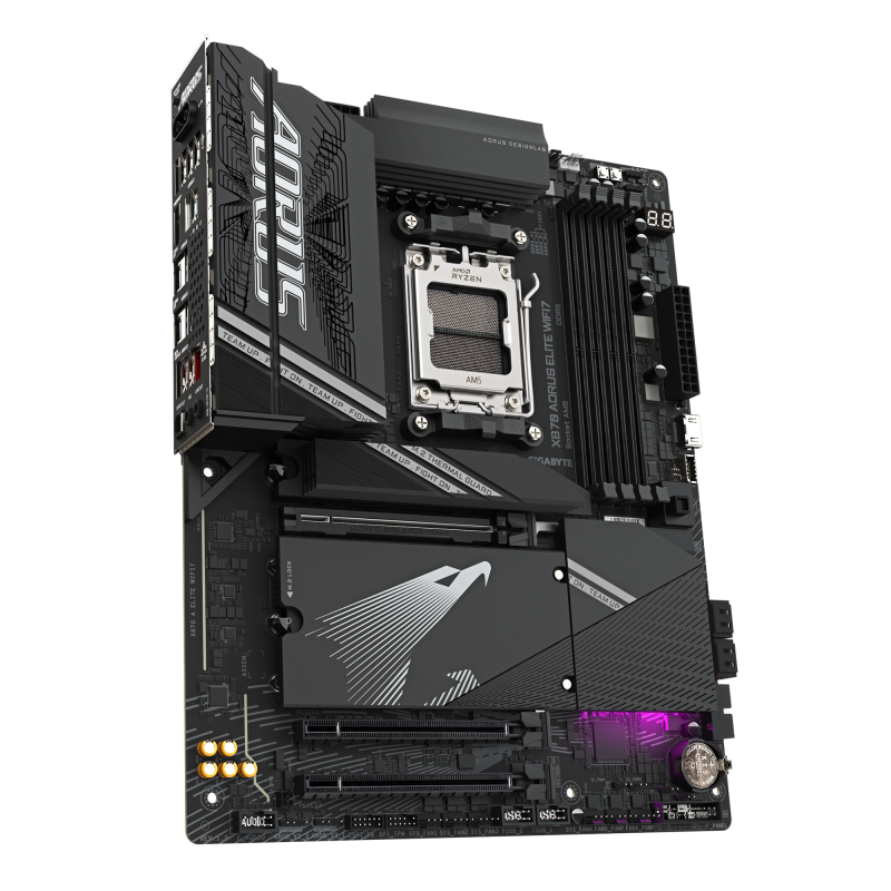 Дънна платка GIGABYTE X870 AORUS ELITE  WIFI 7, Socket AM5 - Image 3
