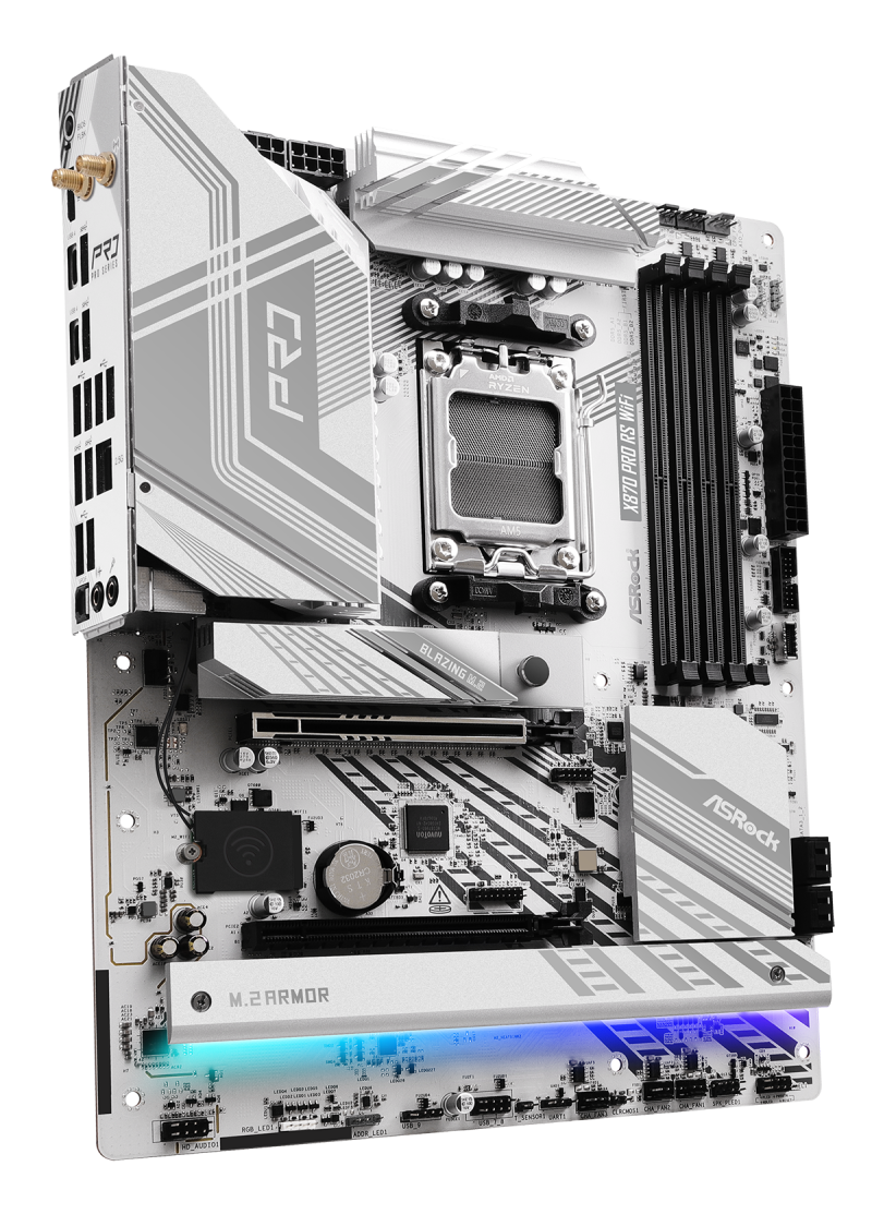 Дънна платка ASROCK X870 PRO RS WIFI, Socket AM5 - Image 3
