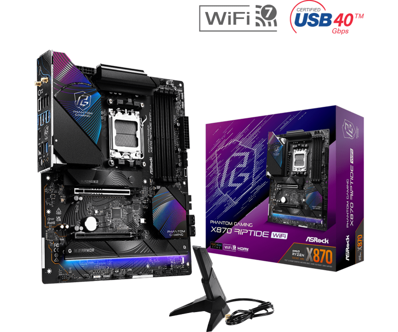 Дънна платка ASROCK X870 RIPTIDE WIFI, Socket AM5 - Image 5