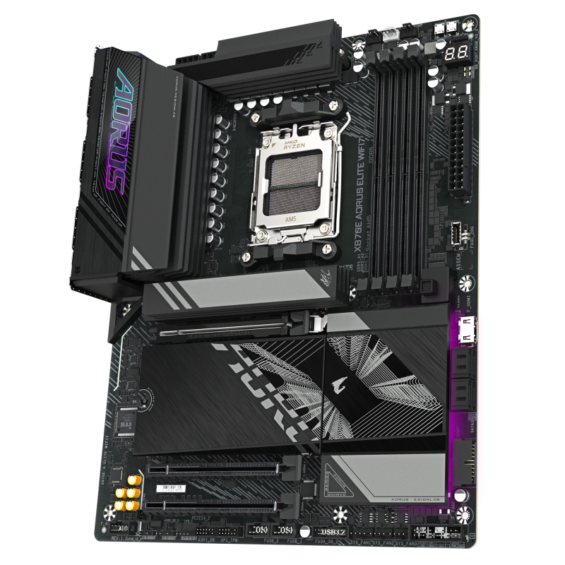 Дънна платка GIGABYTE X870E AORUS ELITE WIFI 7, Socket AM5 - Image 2