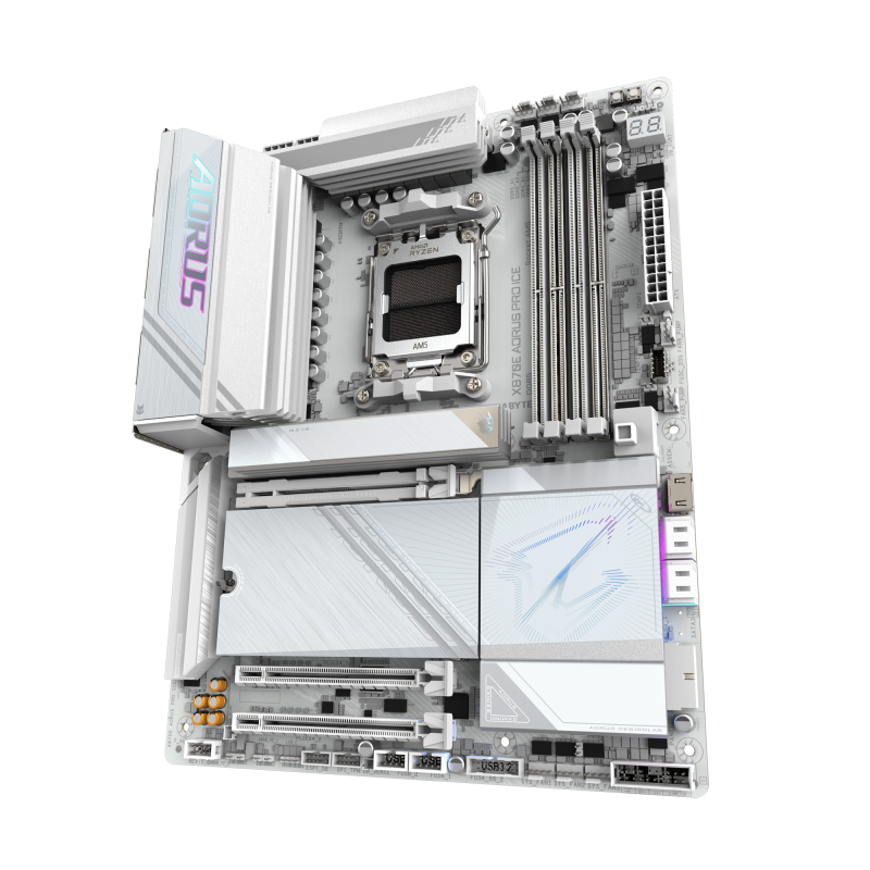 Дънна платка GIGABYTE X870E AORUS PRO ICE, Socket AM5 - Image 3