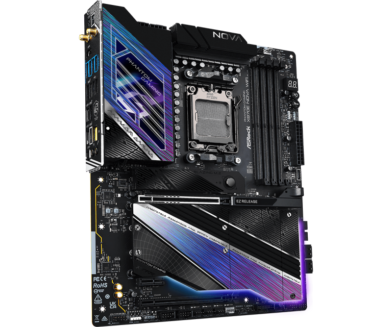 Дънна платка ASROCK X870E PG NOVA WIFI, Socket AM5 - Image 2
