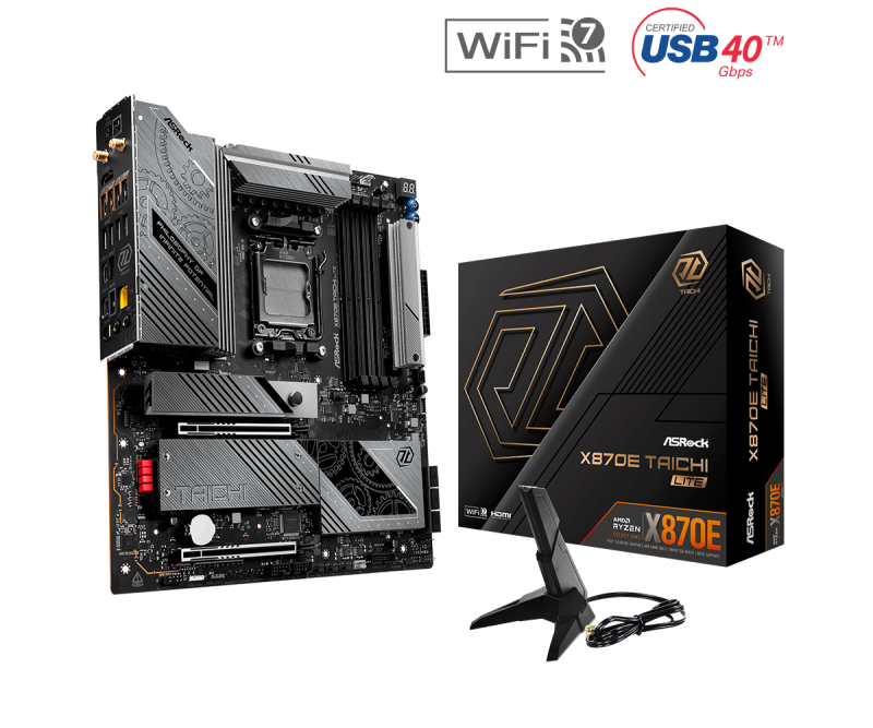 Дънна платка ASROCK X870E TAICHI LITE, Socket AM5 - Image 6