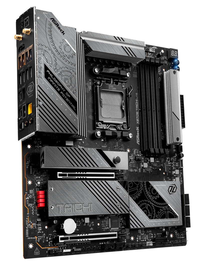 Дънна платка ASROCK X870E TAICHI LITE, Socket AM5 - Image 2
