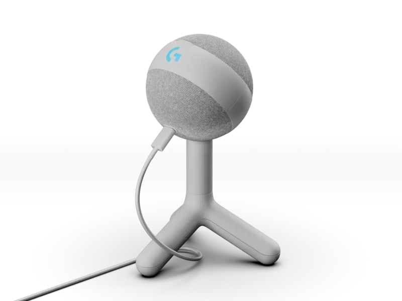 Динамичен микрофон Logitech YETI ORB White - Image 3